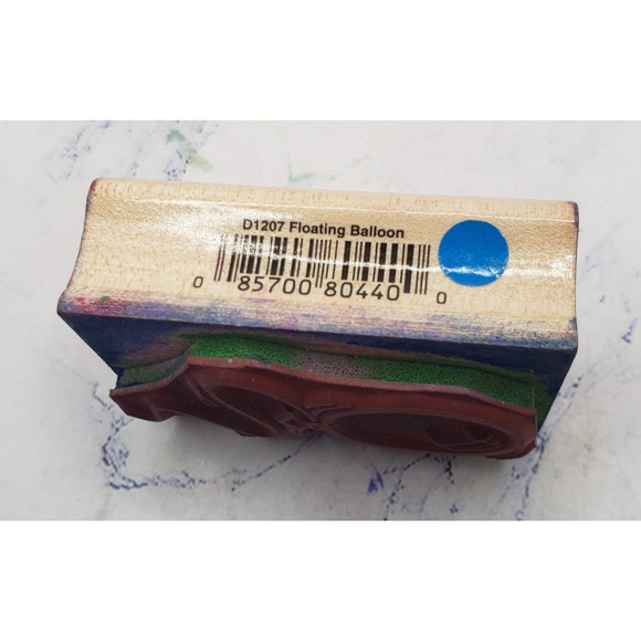 Hero Arts Floating Balloon D1207 Party Wood Mounted Rubber Stamp - Picture 3 of 7